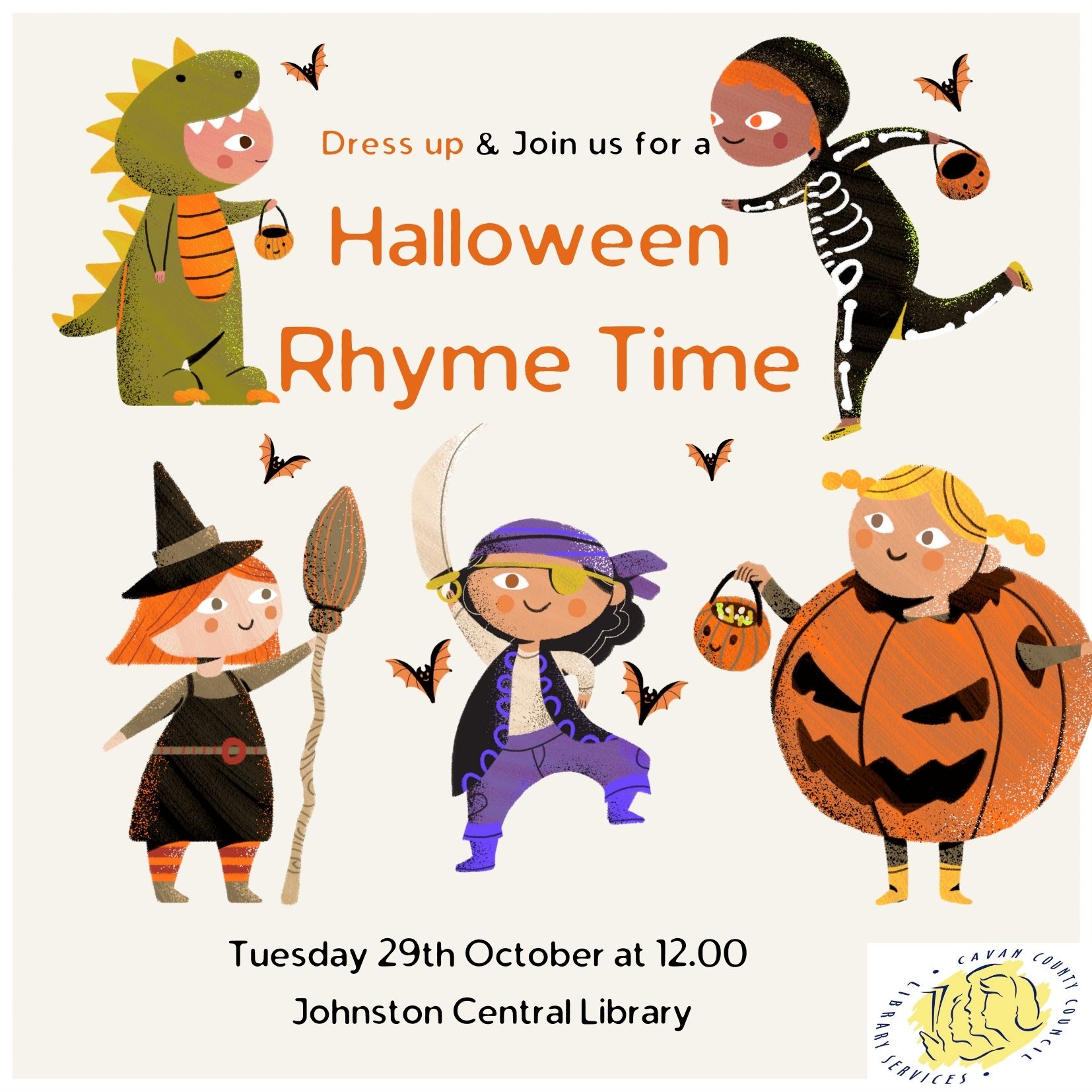 Beige-Halloween-Costume-Party-Illustrated-Invitation